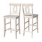 International Concepts Verona Bar Height Stool, 30" Seat Height, Unfinished S-1703 - alternate 9